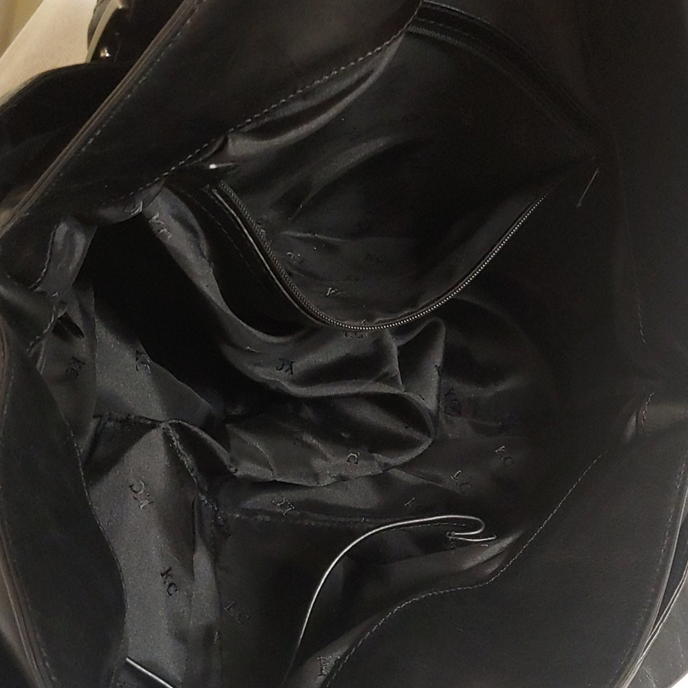 NWOT Kenneth Cole NY black leather bag - Picture 15 of 16